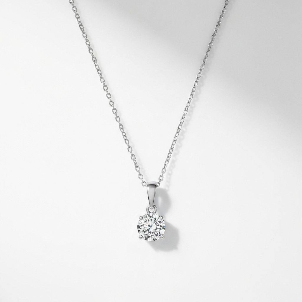 Ezüst Gyémánt Nyaklánc